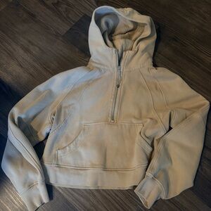 Lululemon Tan Cropped Scuba